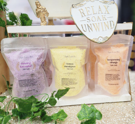 Calming Lavender Bath Soaks