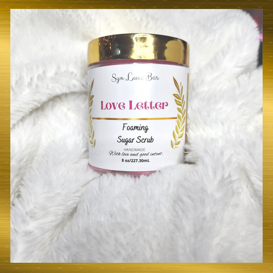 Love Letter Foaming Sugar Scrub