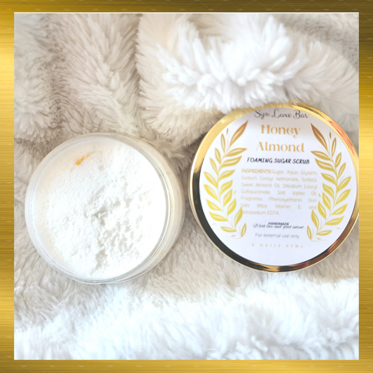 Honey Almond Foaming Sugar Scrub